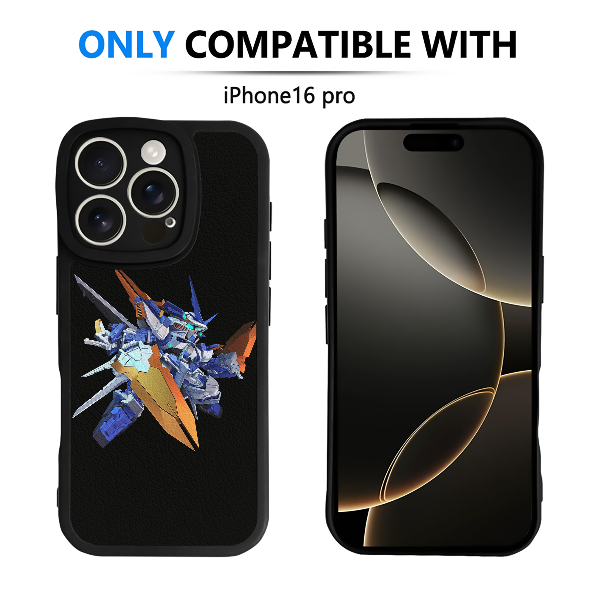 （画像用） 機動戦士ガンダム Mobile Suit Gundam 【iPhone 16シリーズ対応】シリコンスマホケース（レザー調） 材質：シリコン